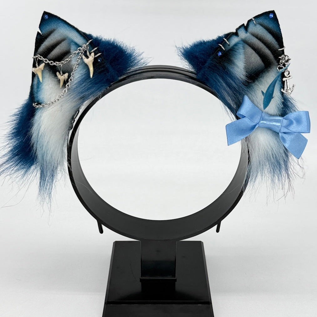 Blue Shark Ears (Fox kit shape)