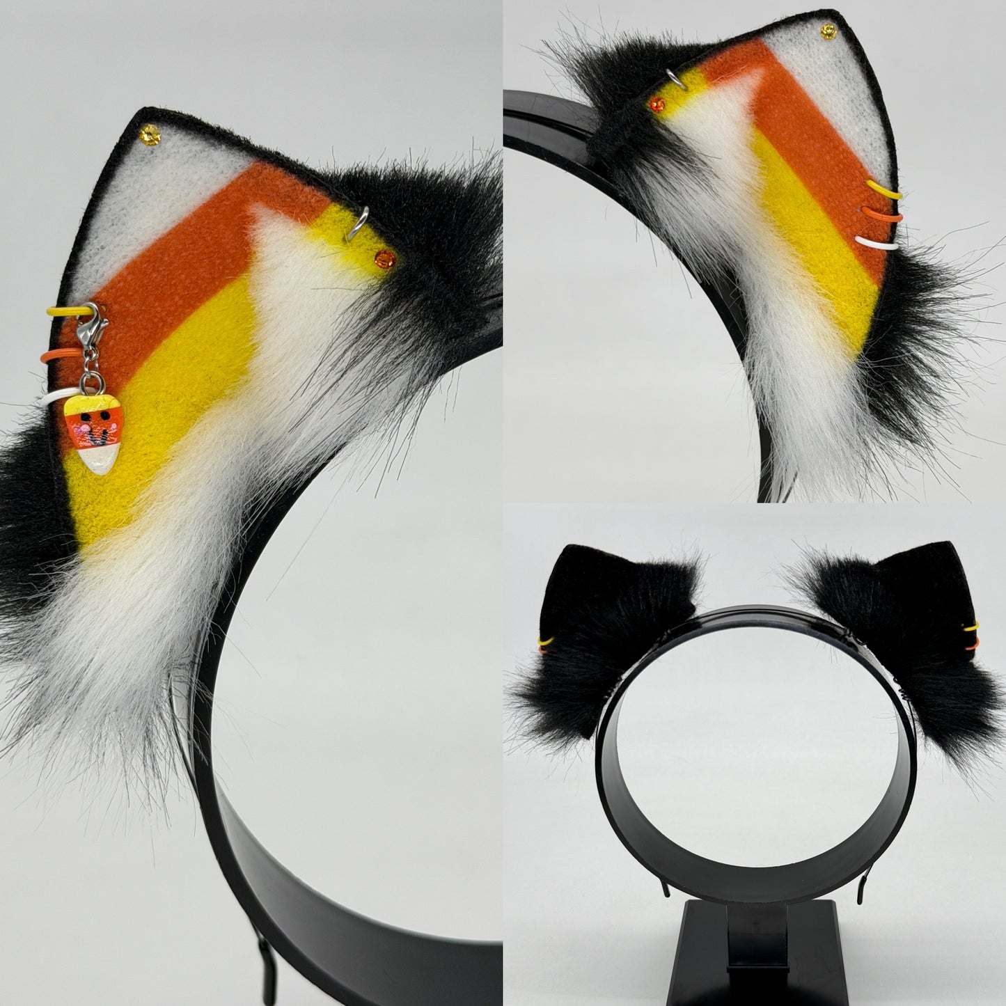 Candy Corn Kitten Set