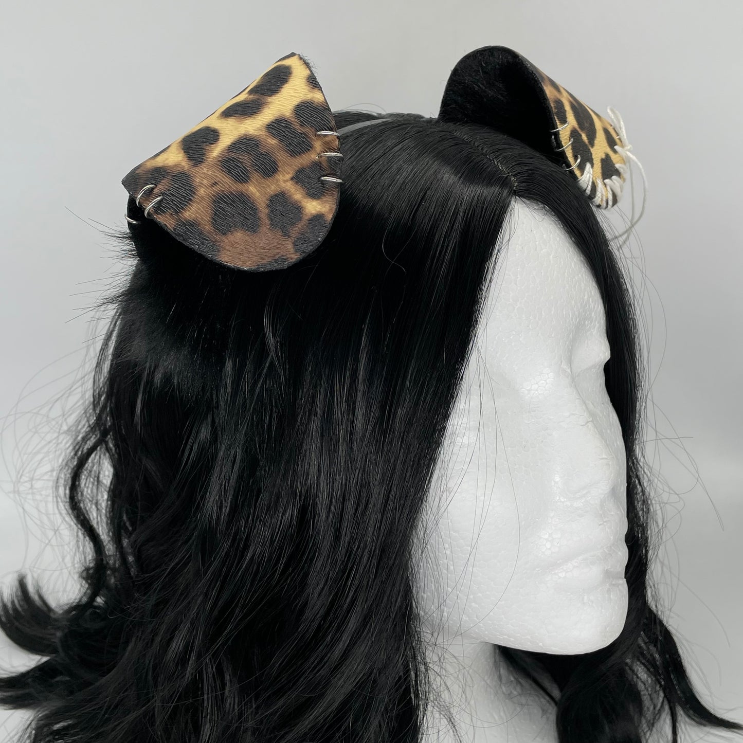 Cheetah Puppy Ears (Pleather & Fur)