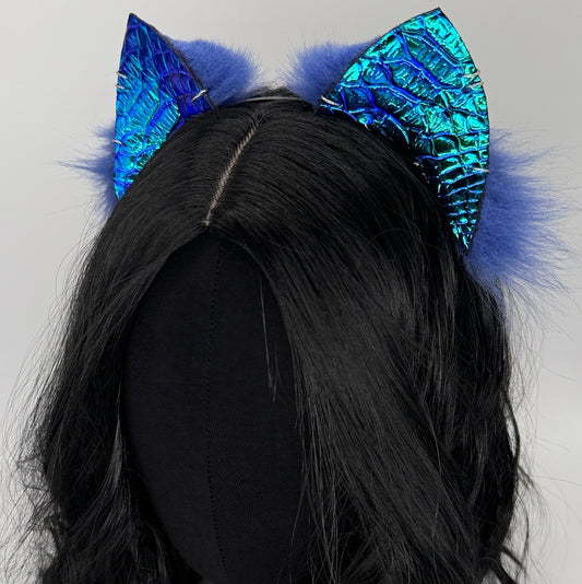 Mer-Kitten Ears (Faux leather & fur)